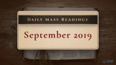 Download Mass Readings – September 2019