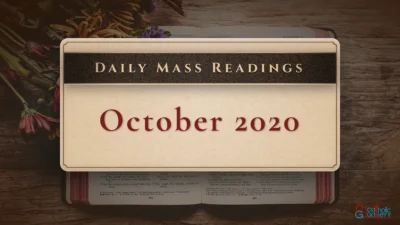 Download Mass Readings – October 2020