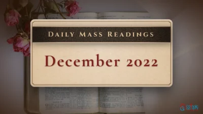 Download Mass Readings – December 2022