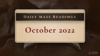 Daily Mass Readings – Wednesday, 5 October 2022