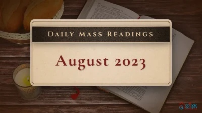 Download Mass Readings – August 2023