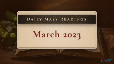 Download Mass Readings – March 2023