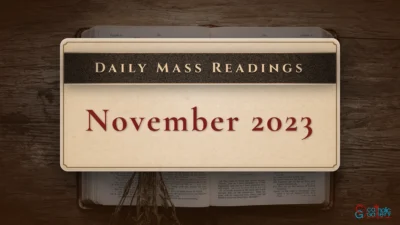 Download Mass Readings – November 2023