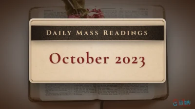 Daily Mass Readings – Sunday, 22 October 2023