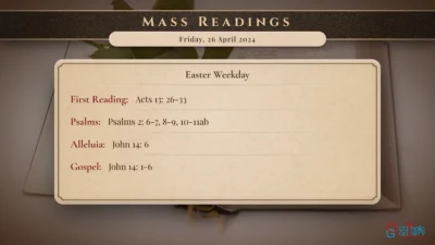 Daily Mass Readings – Friday, 26 April 2024