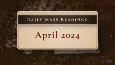 Download Mass Readings – April 2024