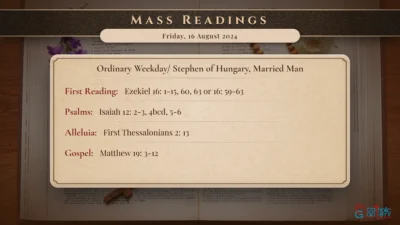 Daily Mass Readings – Friday, 16 August 2024
