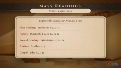 Daily Mass Readings – Sunday, 4 August 2024