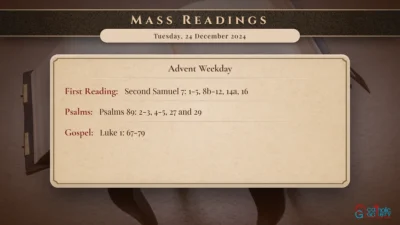 Daily Mass Readings – Tuesday, 24 December 2024