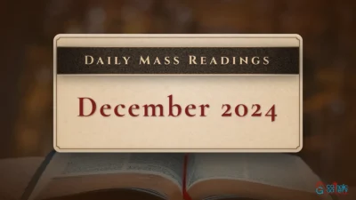 Download Mass Readings – December 2024