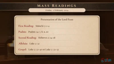 Daily Mass Readings – Friday, 2 February 2024