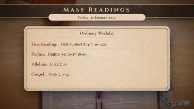 Daily Mass Readings – Friday, 12 January 2024