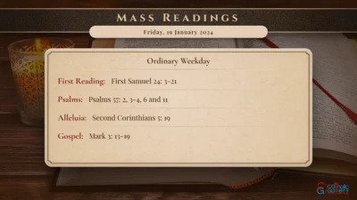 Daily Mass Readings – Friday, 19 January 2024