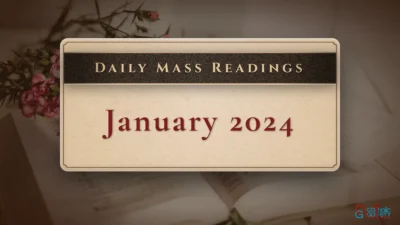 Download Mass Readings – January 2024