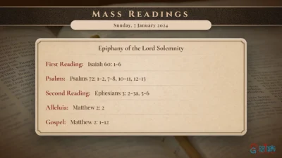 Daily Mass Readings – Sunday, 7 January 2024