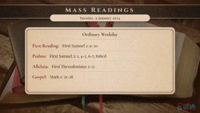 Daily Mass Readings – Tuesday, 9 January 2024