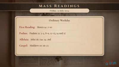 Daily Mass Readings – Friday, 12 July 2024