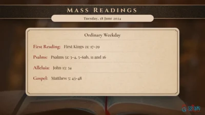 Daily Mass Readings – Tuesday, 18 June 2024
