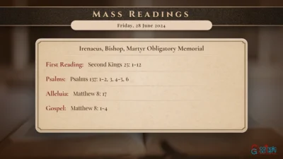 Daily Mass Readings – Friday, 28 June 2024