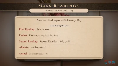 Daily Mass Readings – Saturday, 29 June 2024 – Day