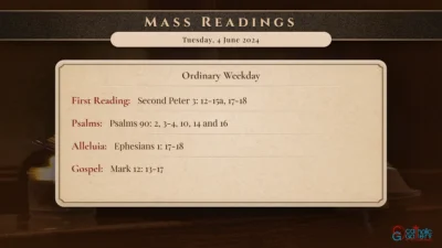 Daily Mass Readings – Tuesday, 4 June 2024