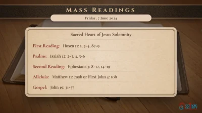 Daily Mass Readings – Friday, 7 June 2024