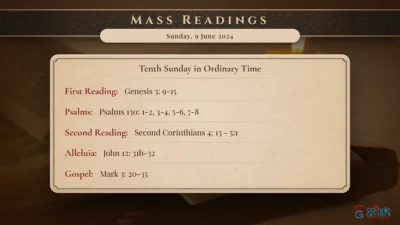 Daily Mass Readings – Sunday, 9 June 2024