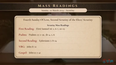 Daily Mass Readings – Sunday, 10 March 2024 – Scrutiny