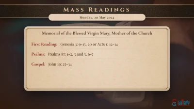 Daily Mass Readings – Monday, 20 May 2024