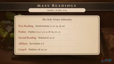 Daily Mass Readings – Sunday, 26 May 2024