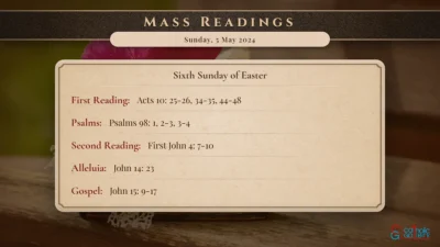 Daily Mass Readings – Sunday, 5 May 2024