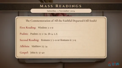 Daily Mass Readings – Saturday, 2 November 2024