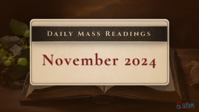 Download Mass Readings – November 2024