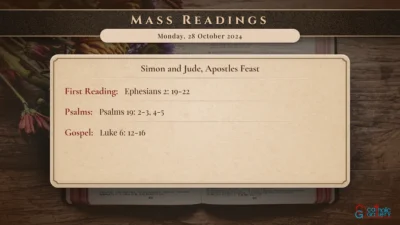 Daily Mass Readings – Monday, 28 October 2024