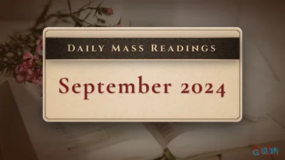 Download Mass Readings – September 2024