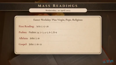 Daily Mass Readings – Wednesday, 30 April 2025