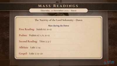 Daily Mass Readings – Thursday, 25 December 2025 – Dawn