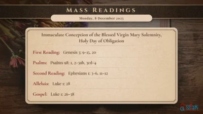 Daily Mass Readings – Monday, 8 December 2025