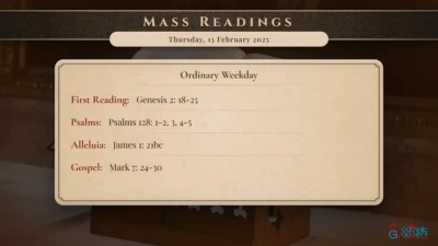 Daily Mass Readings – Thursday, 13 February 2025