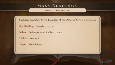 Daily Mass Readings – Monday, 17 February 2025