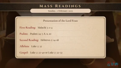 Daily Mass Readings – Sunday, 2 February 2025