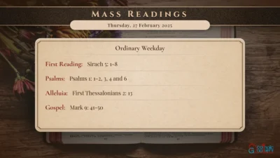 Daily Mass Readings – Thursday, 27 February 2025