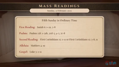 Daily Mass Readings – Sunday, 9 February 2025