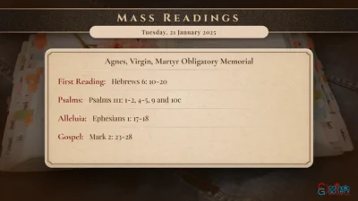 Daily Mass Readings – Tuesday, 21 January 2025