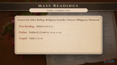 Daily Mass Readings – Friday, 24 January 2025