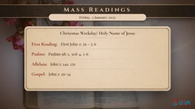 Daily Mass Readings – Friday, 3 January 2025