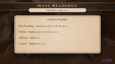 Daily Mass Readings – Thursday, 10 July 2025