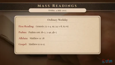 Daily Mass Readings – Friday, 4 July 2025