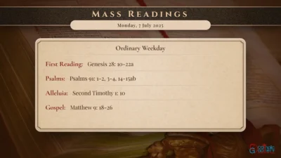 Daily Mass Readings – Monday, 7 July 2025