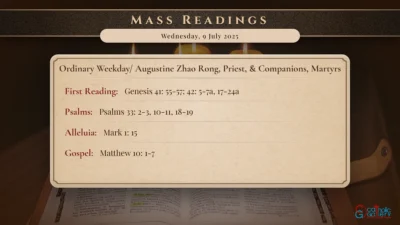 Daily Mass Readings – Wednesday, 9 July 2025